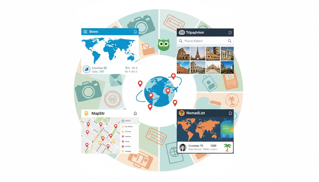 Best Apps for Tracking Visited Countries, Cities, and Places
